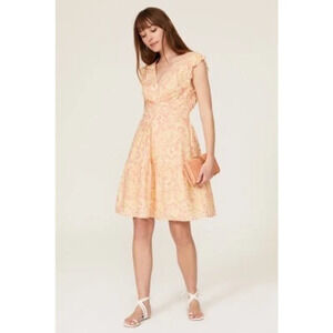 Derek Lam Collective Paisley Floral Flare Dress